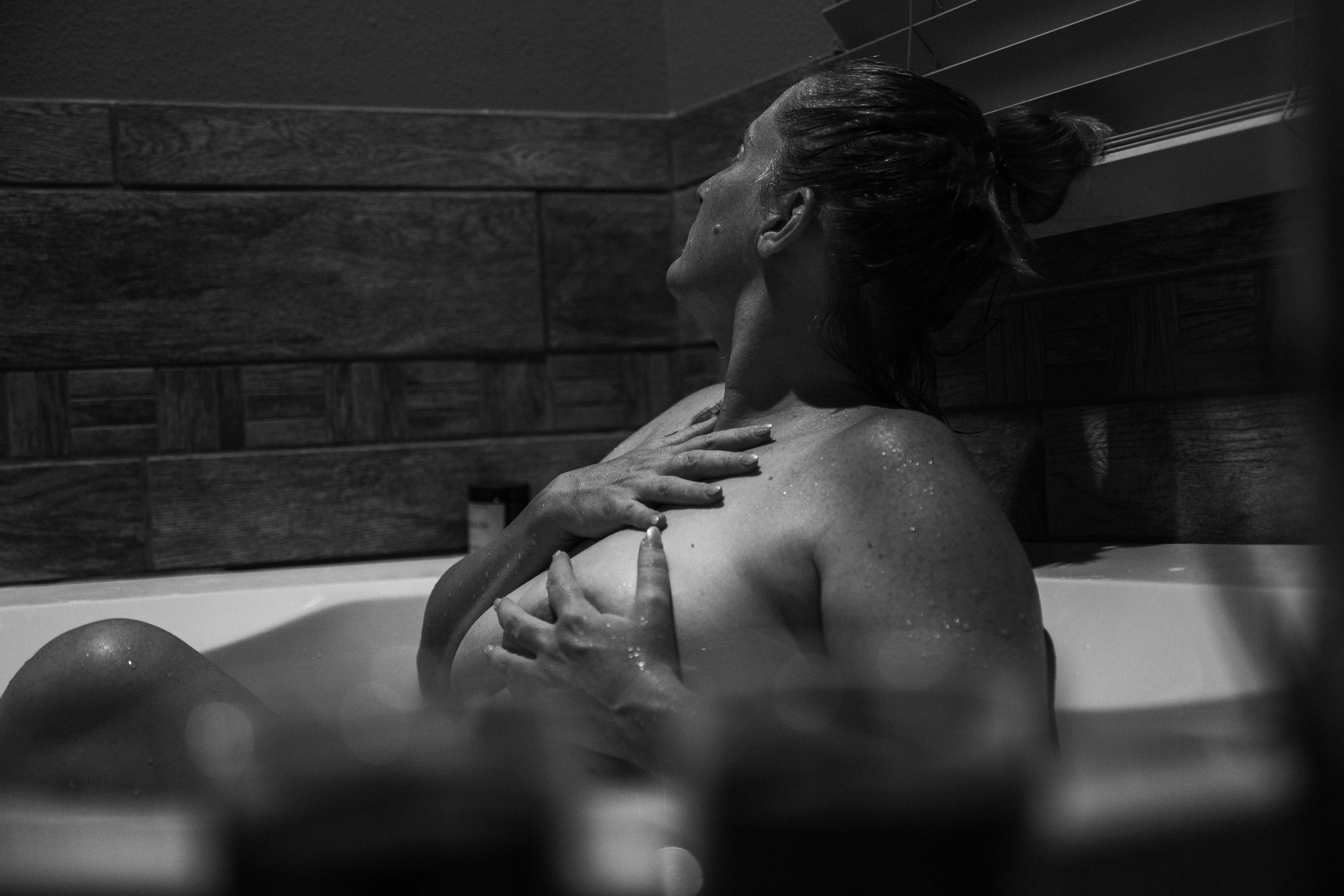 Watching her melt/ Purple/ Shot by Red