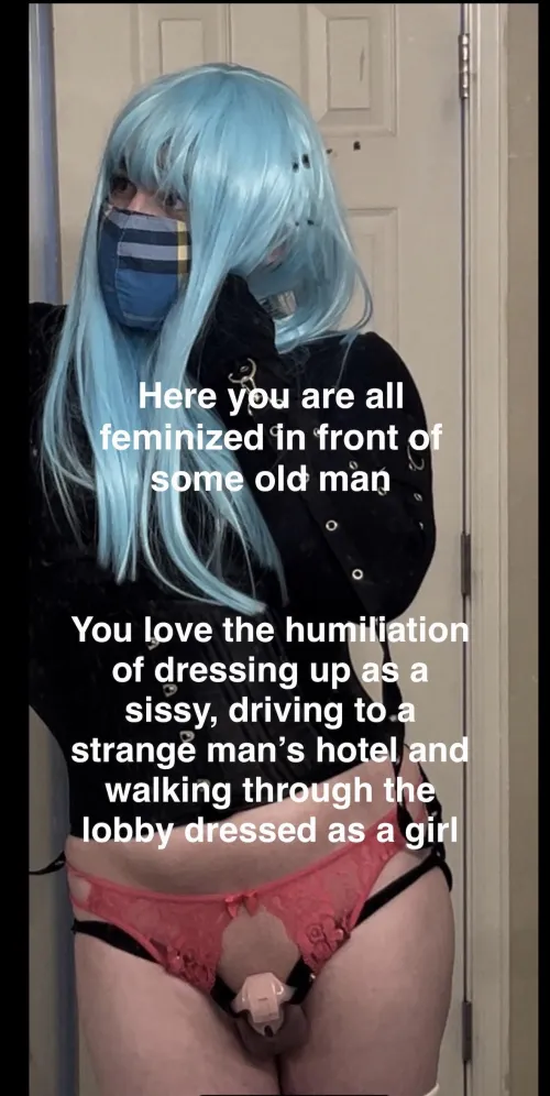 When your clit’s locked up your satisfaction comes from anal and humiliation