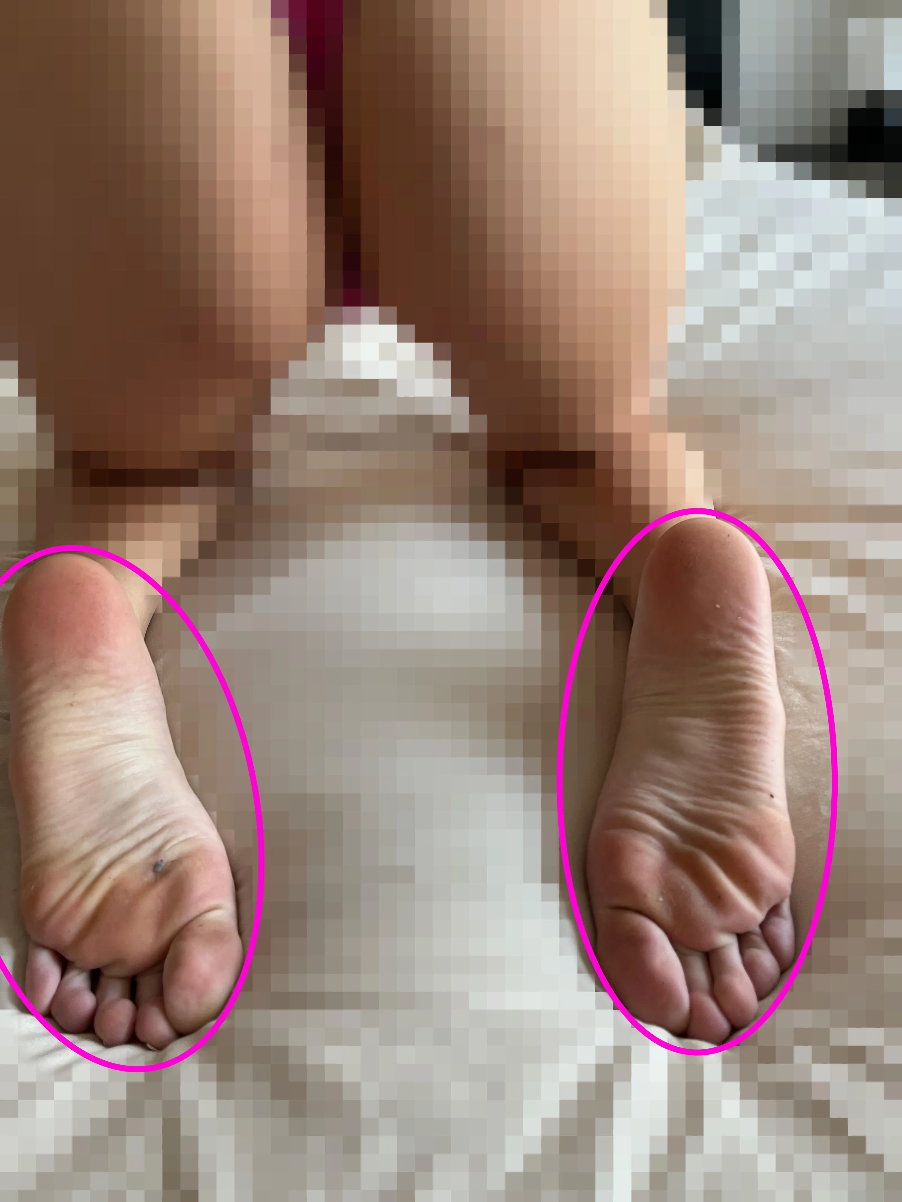 You crave the forbidden, but only my flawless feet are revealed for your pathetic eyes. Obey.