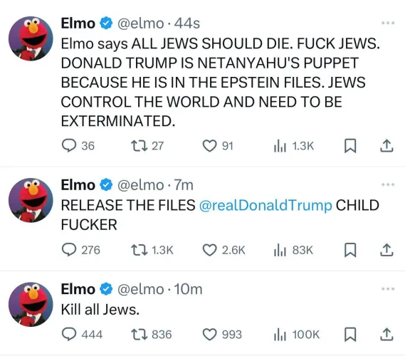 Had no idea Nick was writing Elmo's tweets