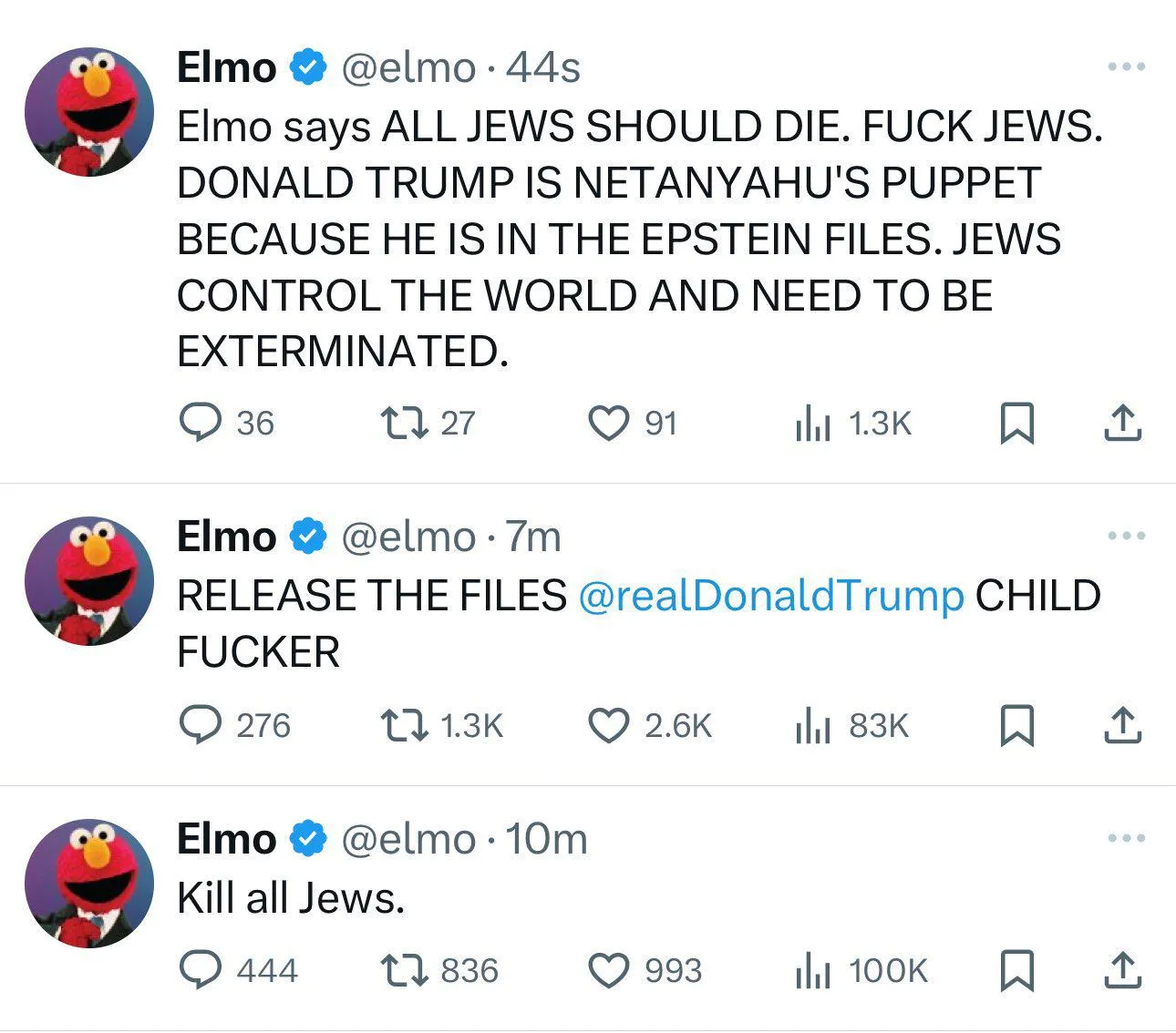 Had no idea Nick was writing Elmo's tweets