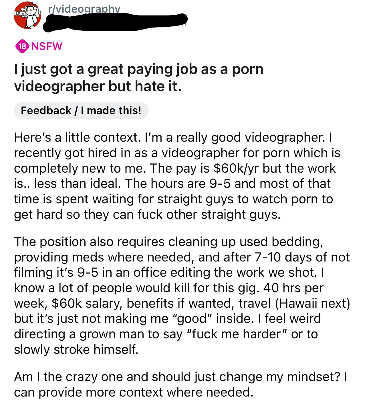 Imagine being this straight…