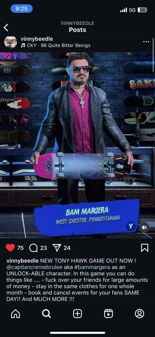 Vinny still taking shots at bam