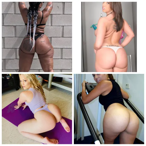 Y'all about to cum, which ass are y'all finishing off on? Cherokee d'ass, Kelly Devine, Alexis Texas or Sophia Castello