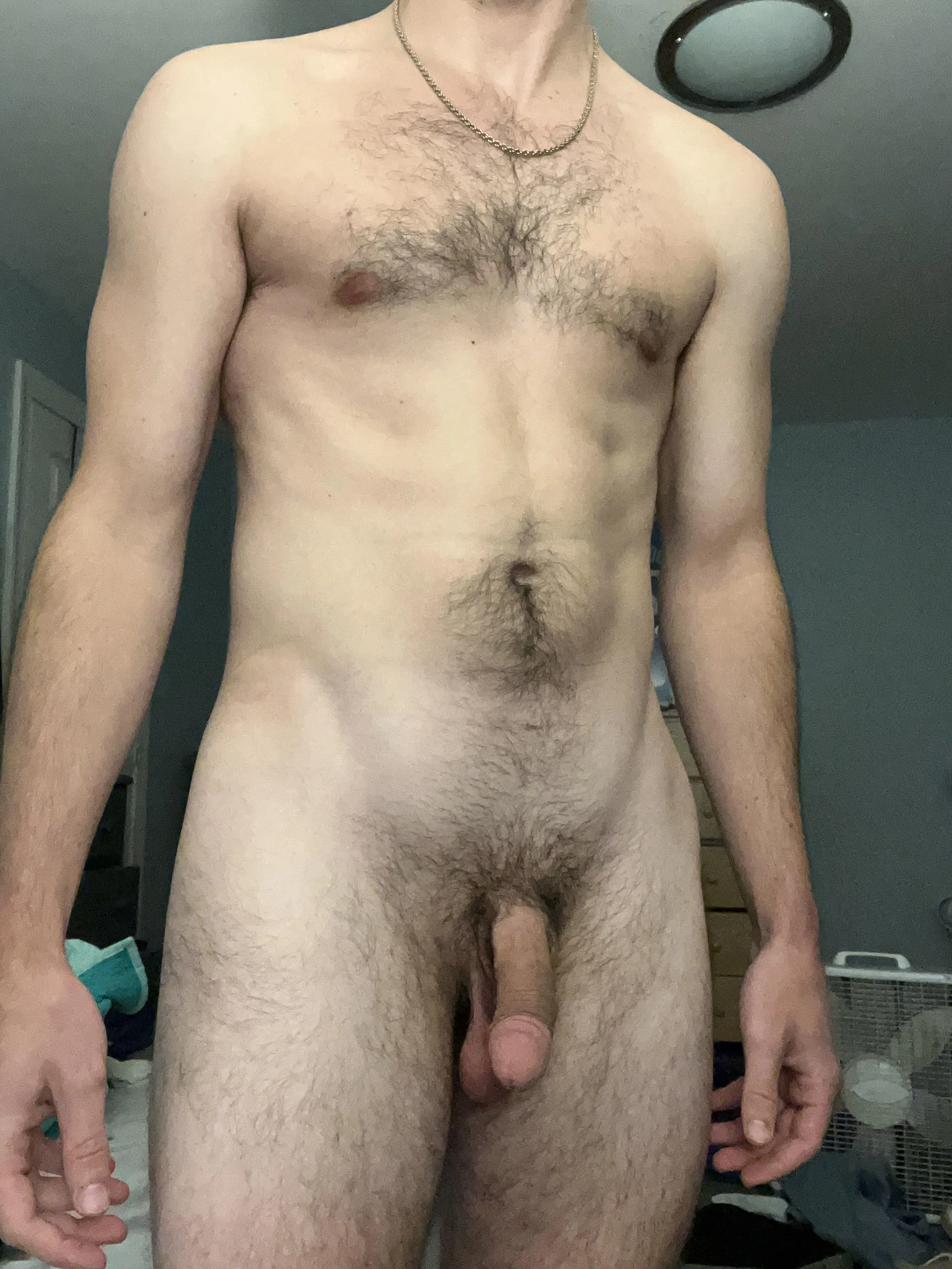 (M) 24. Just took off my clothes after getting home from work. Lmk what you think:)