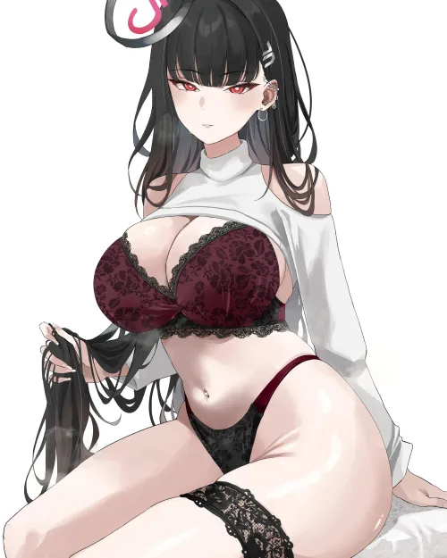 Rio in two-tone bra and pantsu (miz_blank)