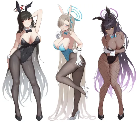 The Most Beautiful! (Rio, Asuna and Karin By @Yukiaka_)