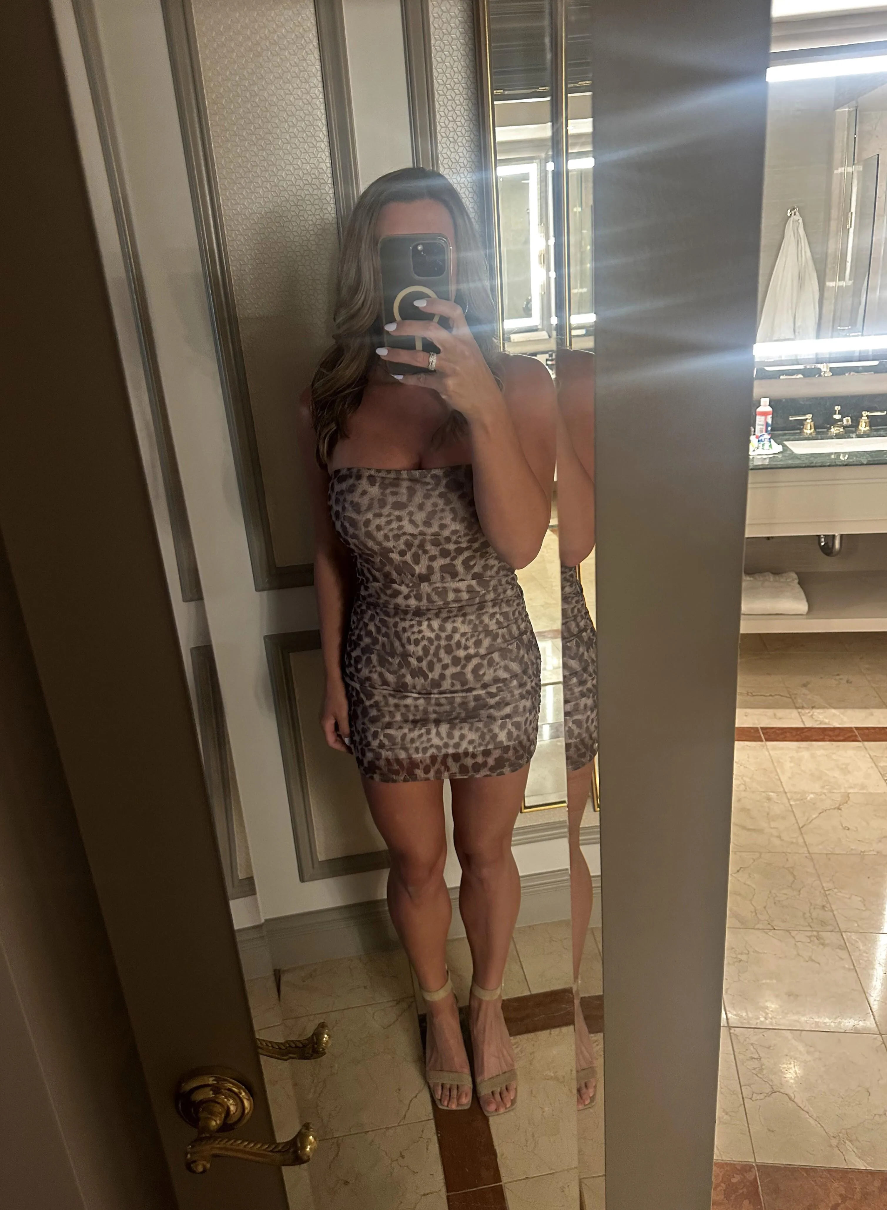 This outfit never ends up staying on