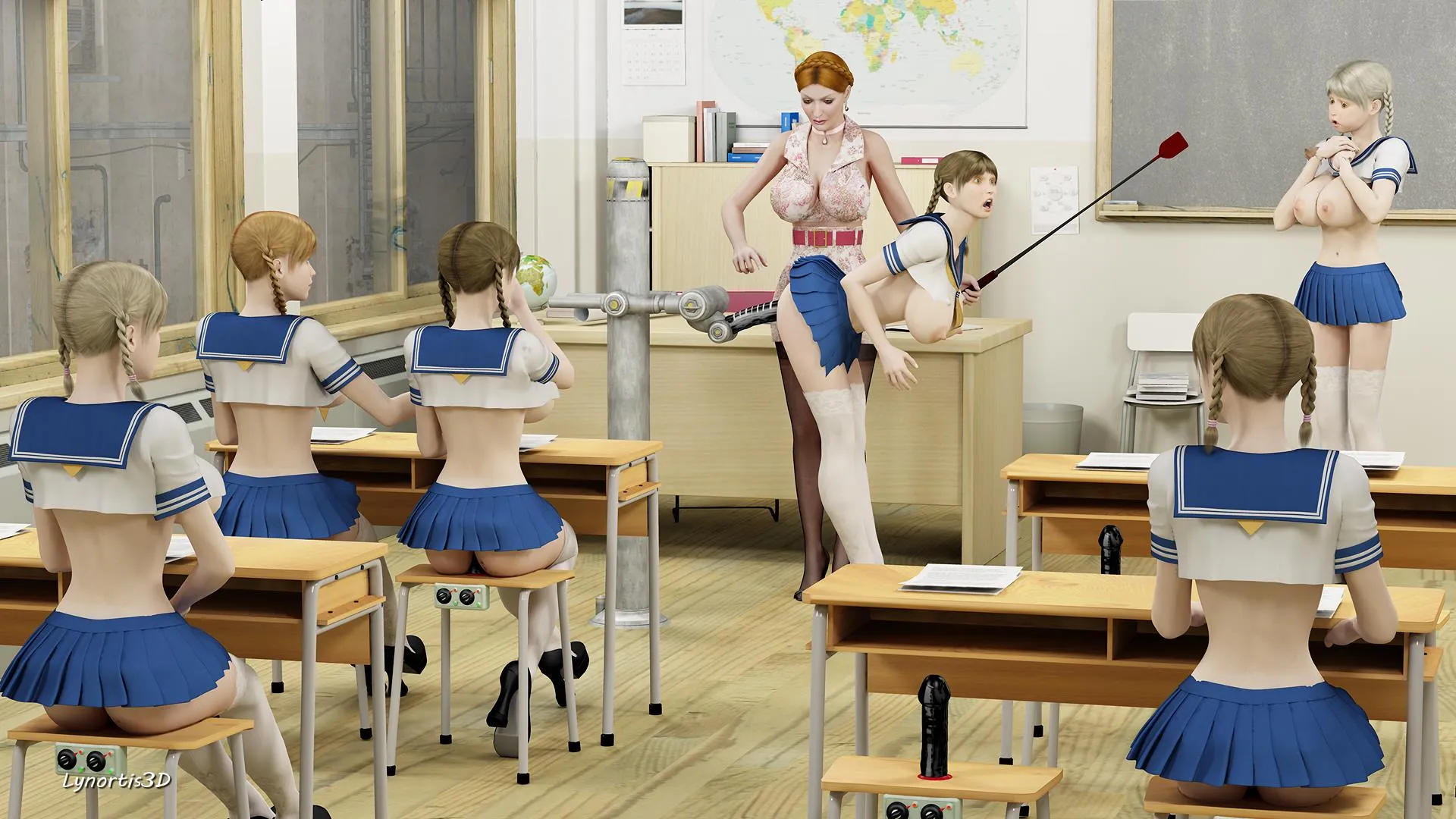 Bimbo College - Anal Exam