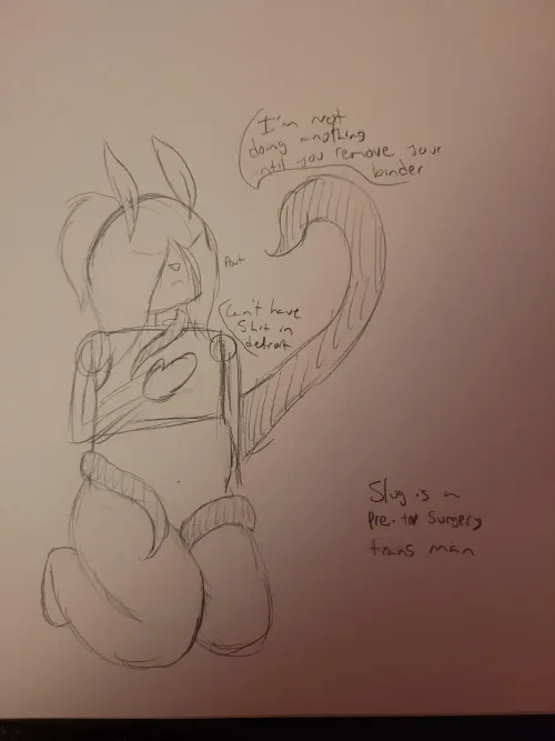 Bind responsibly, fellow transmascs/transmen