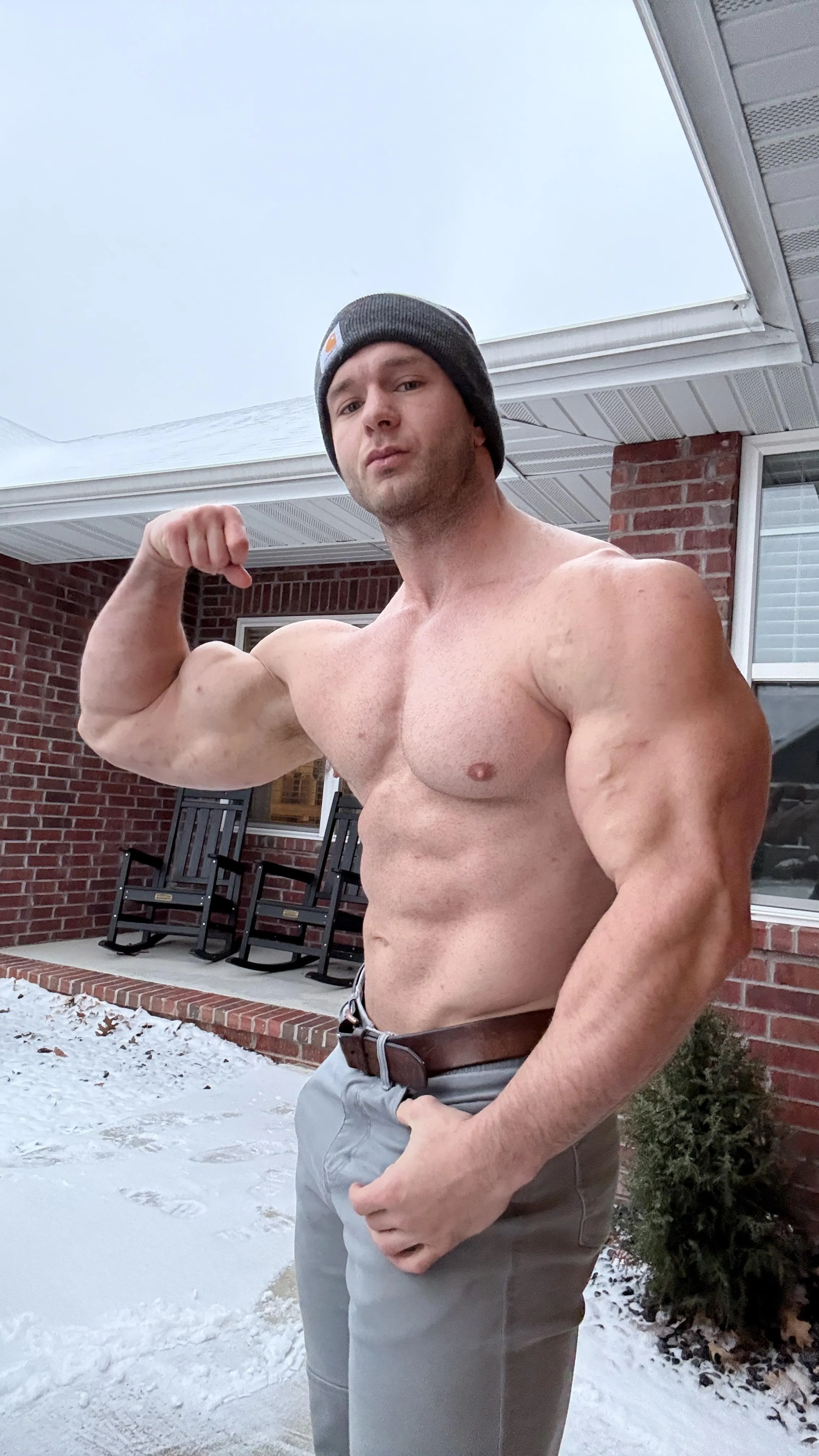 One stroke away from showing you the whole thing…