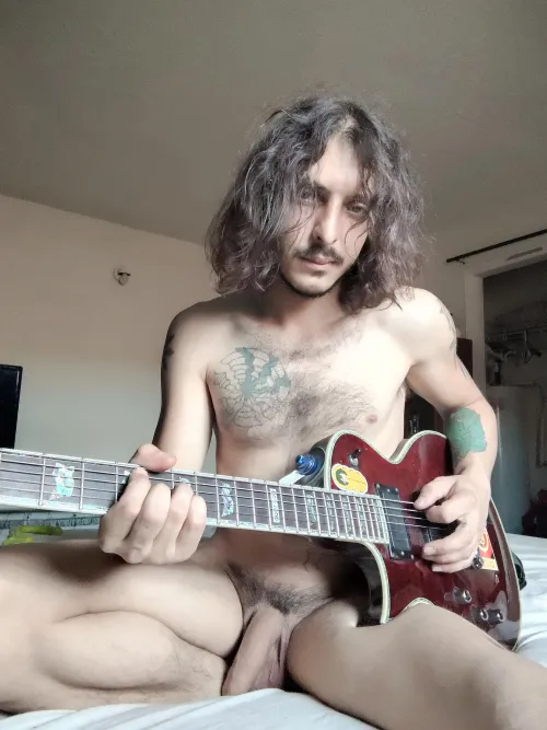 Playing some guitar. Got any hobbies you enjoy more nude?
