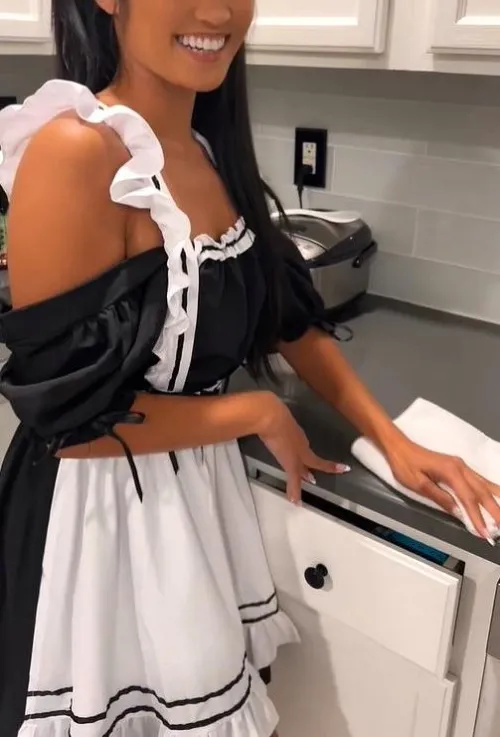 Your obedient asian maid is ready to serve, Master
