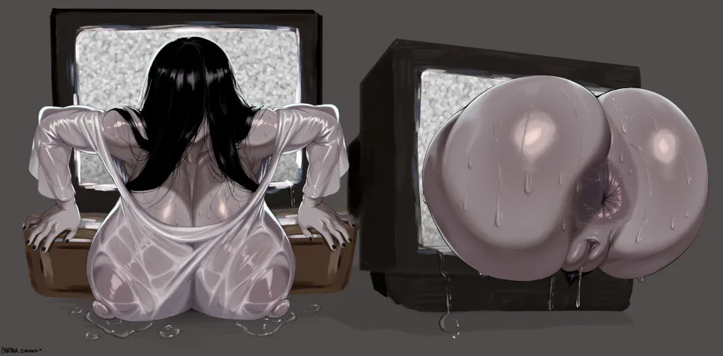 Aw shit, now my pants are cursed with a boner (@chrona_draws)