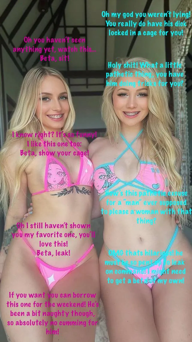 Congrats beta, you’re her favorite toy!