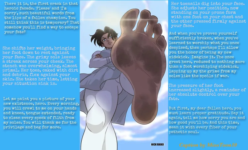 Defeated by the enemy [feet] [humiliation] [femdom] [bad ending]