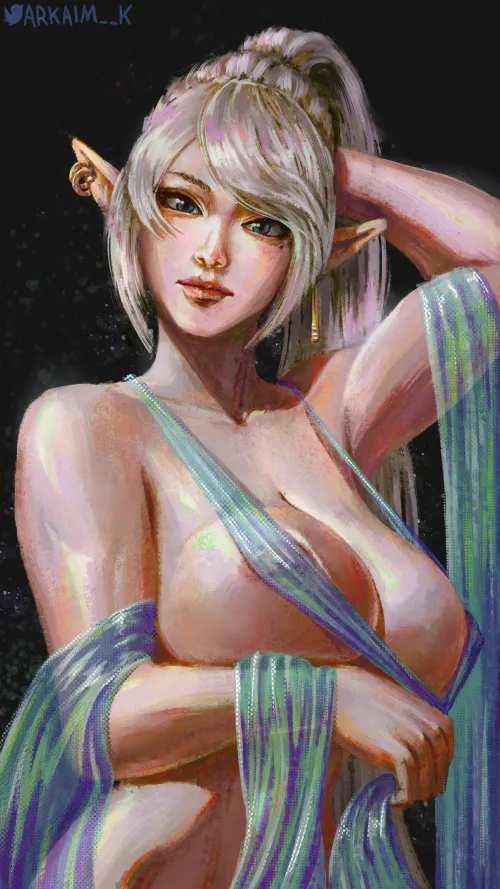 Elf portrait [OC] (Arkaim_K)