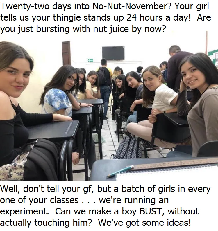 Ever notice how horny women show up precisely when you can't enjoy 'em?