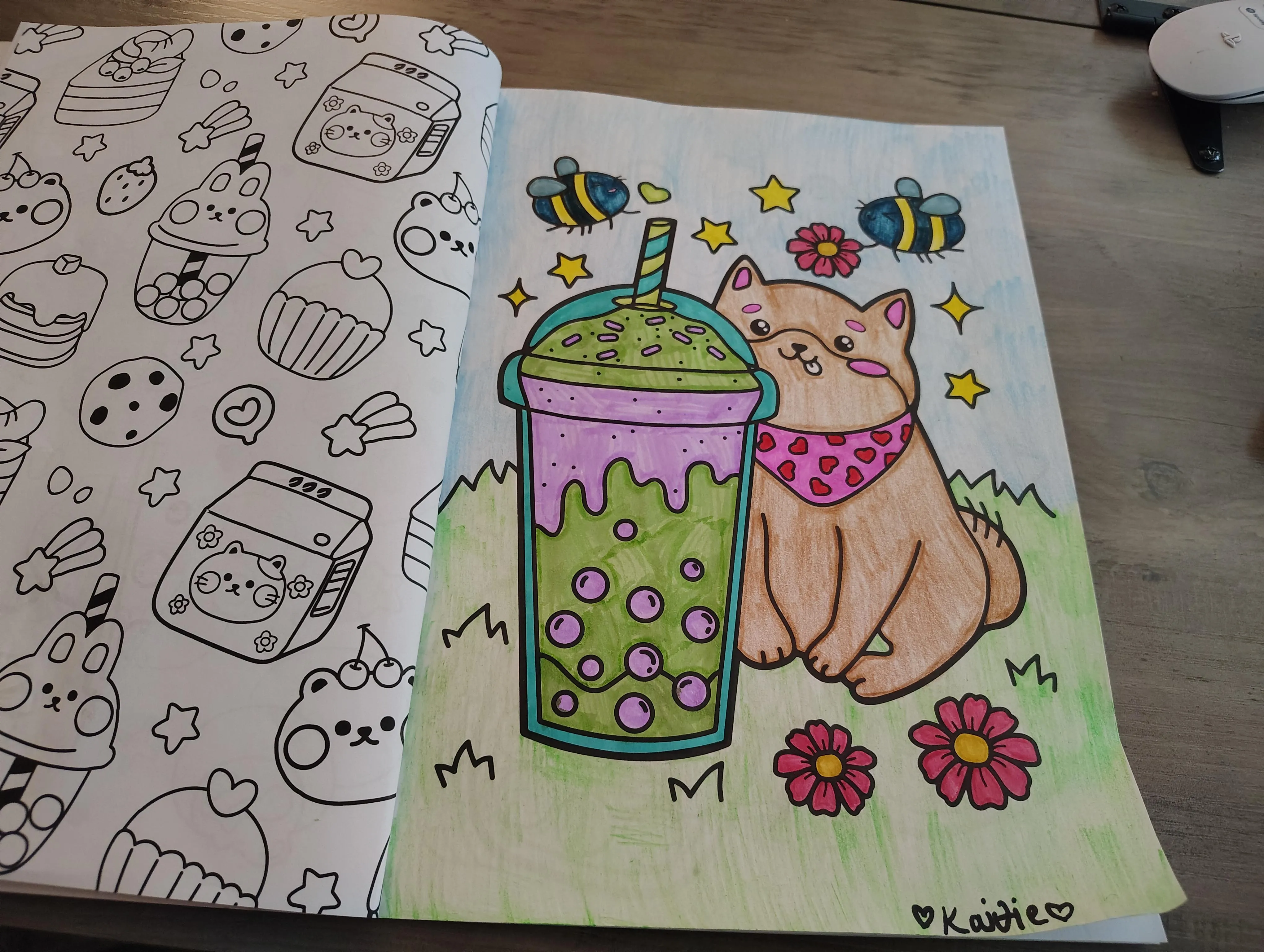 I finished my coloring :3