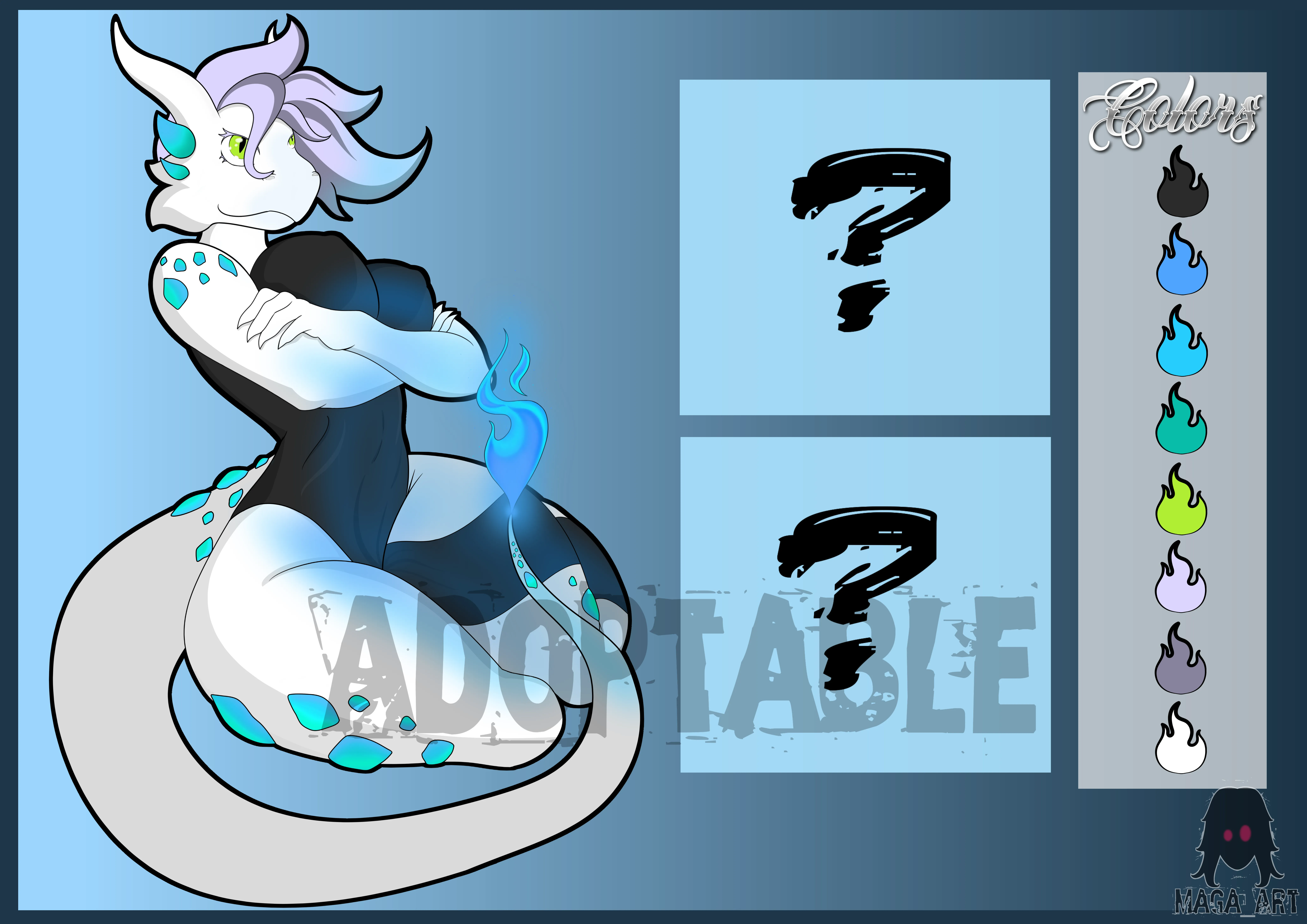 🔹️Kobold Blue Flame 🔹️(Adoptable)