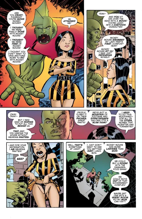 Literally me when the Mickey Mouse thing was a popular post [The Savage Dragon #272]