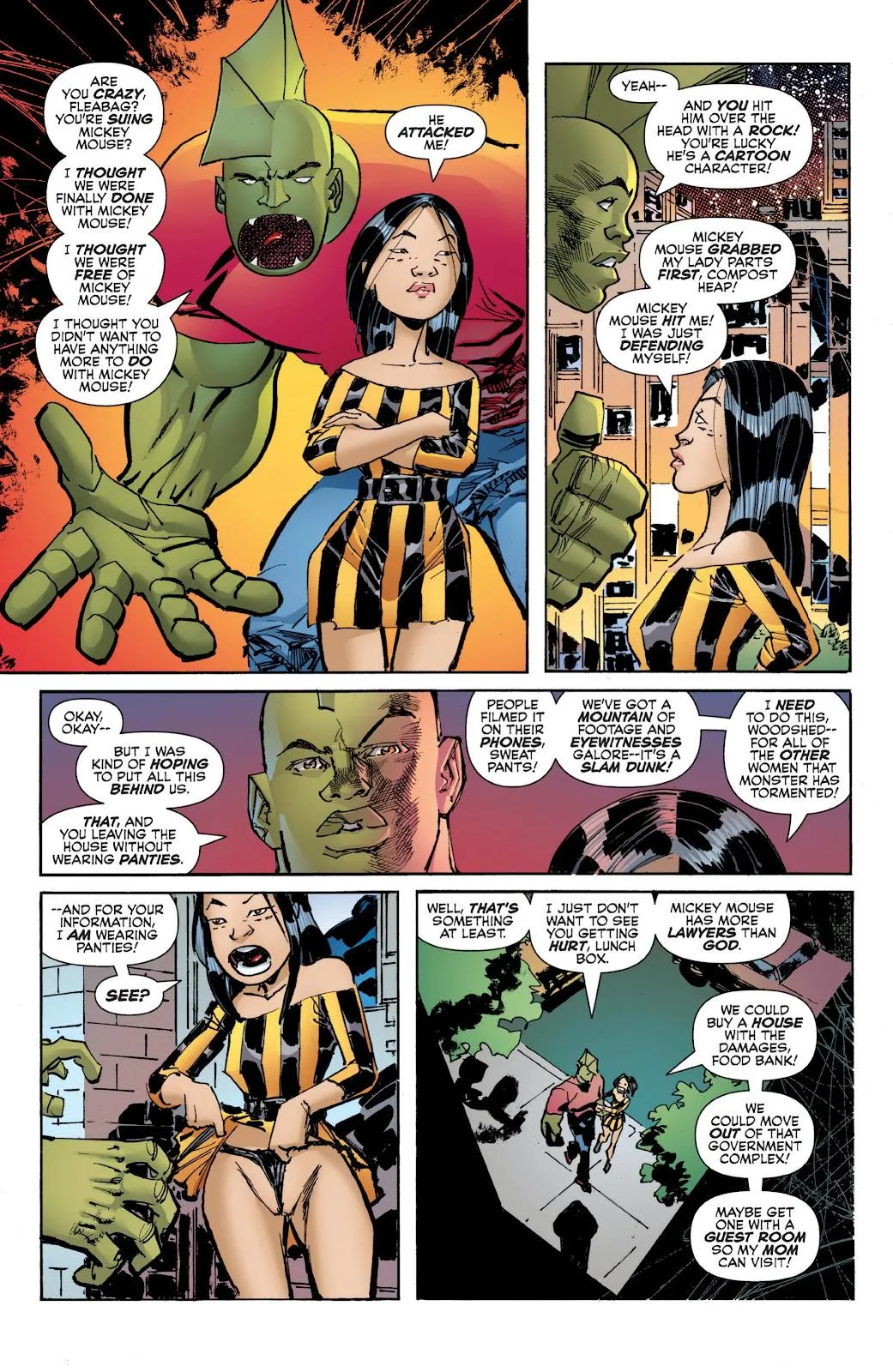 Literally me when the Mickey Mouse thing was a popular post [The Savage Dragon #272]