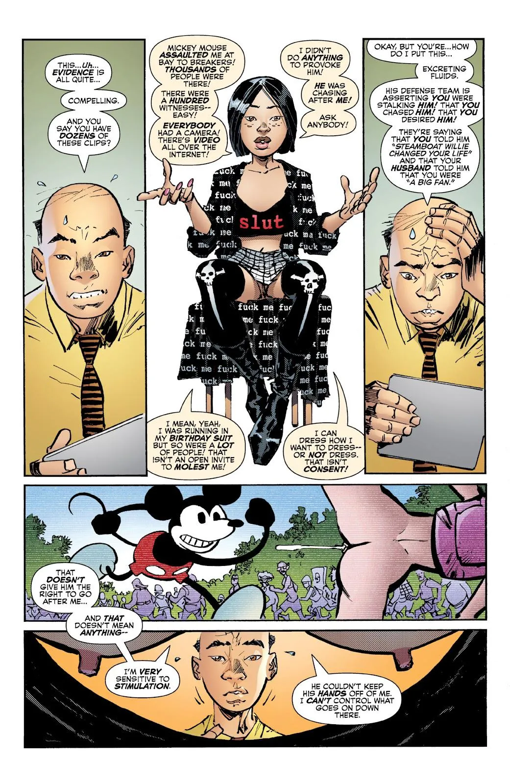 Mickey Mouse is a bad man [The Savage Dragon #273]
