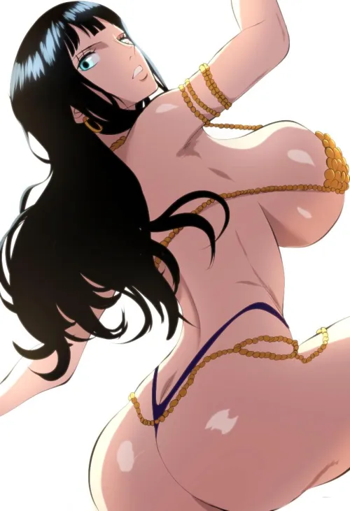 Nico Robin dancing hoe (by yunsmrr)