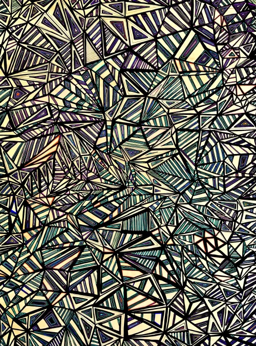 Poison Dart-Ink and Acrylic on wood