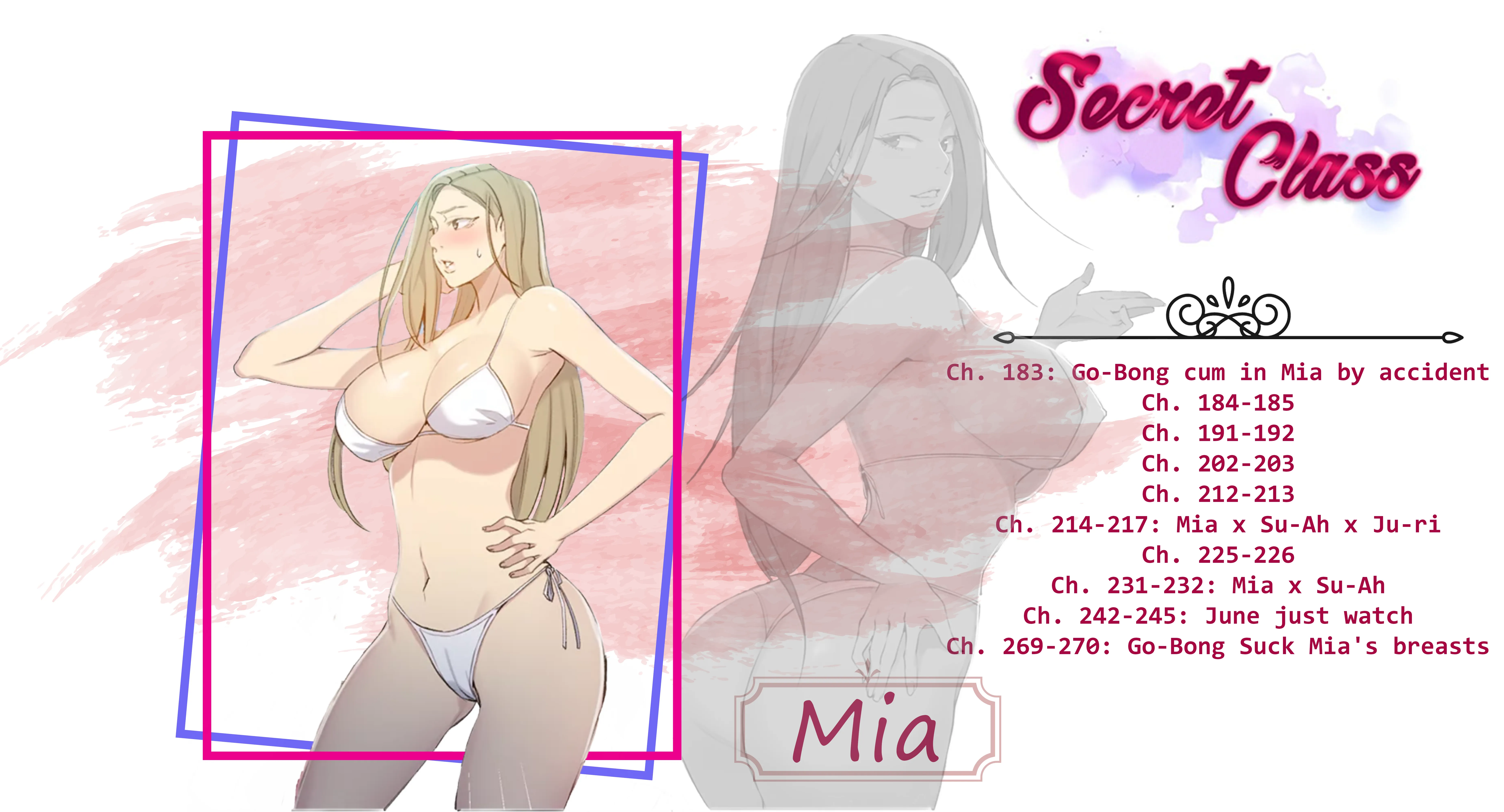 [Secret Class] Mia sex scene list Part 2