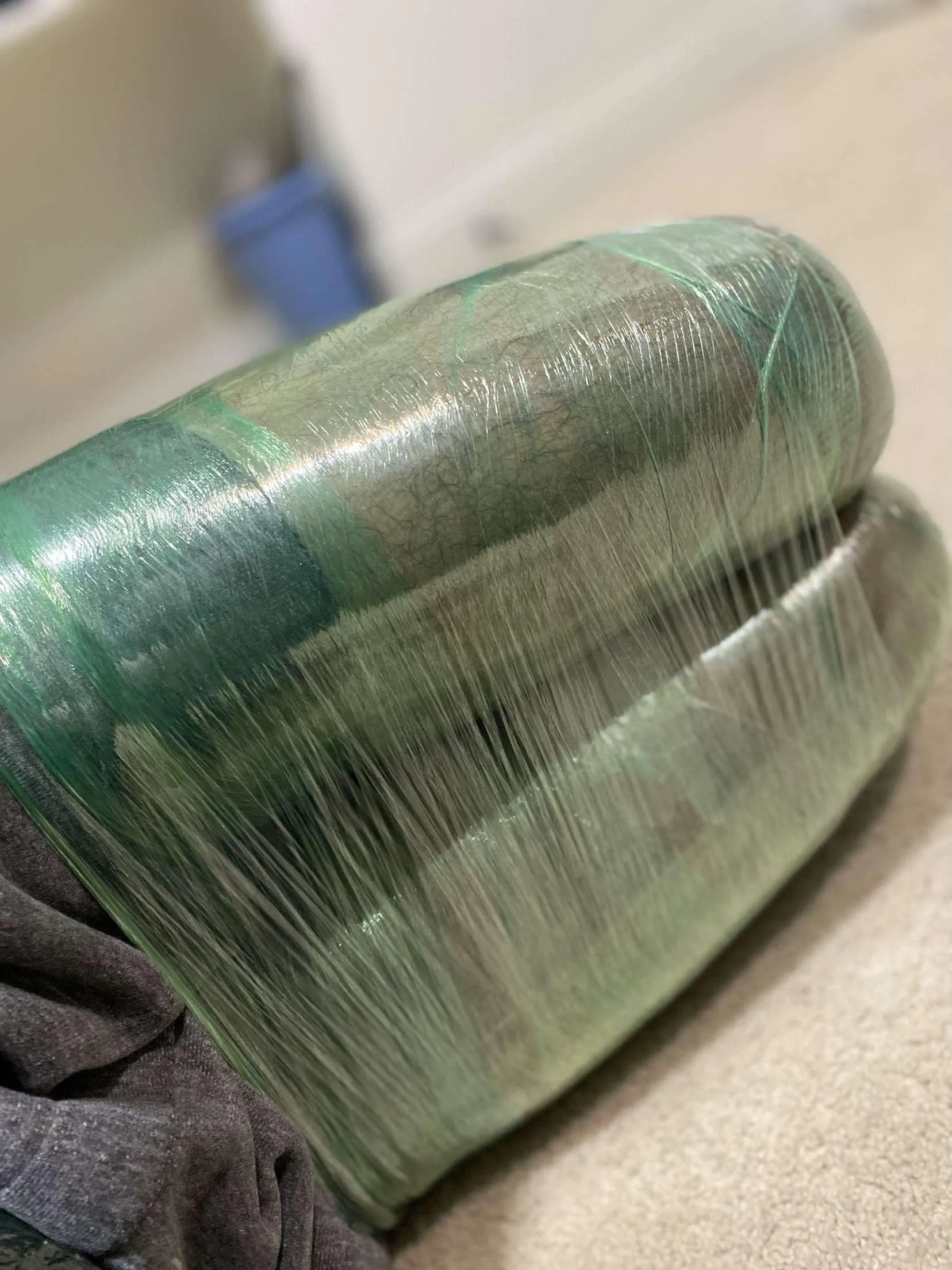 Selfbondage- More wrap practice.