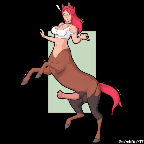 She's still getting used to it (art by Unidentified-TF)