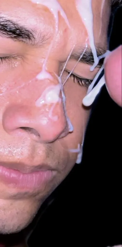 Special cream on my face