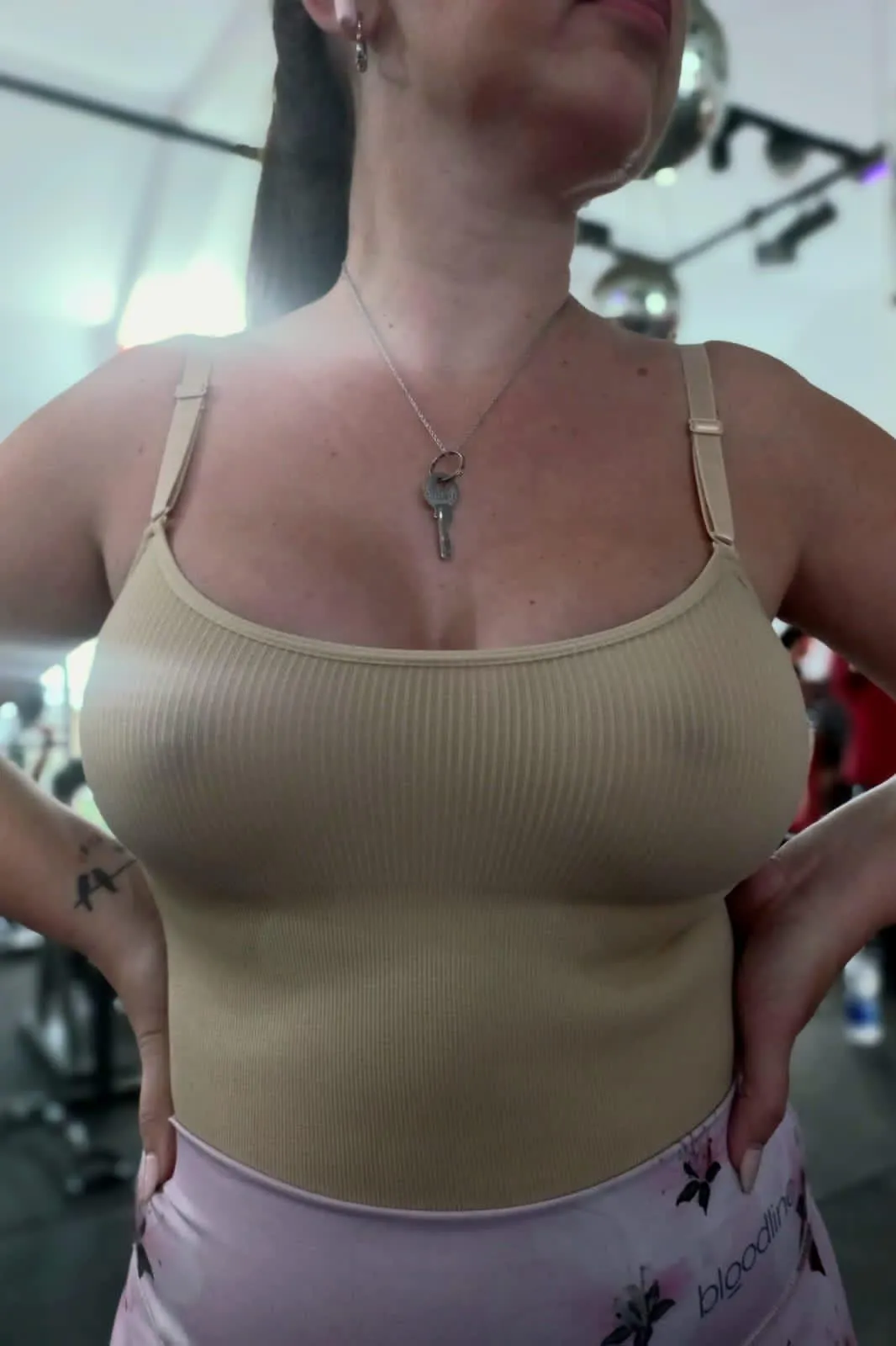 While you're locked and drooling, I'm out here getting stronger... with your key around my neck. 💪🔐