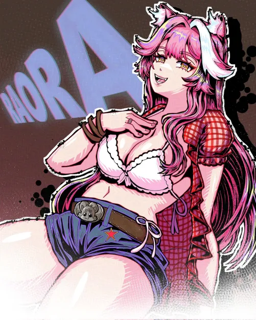 😺Beeg cat Waterbomb drawing! 💦 [Hololive]