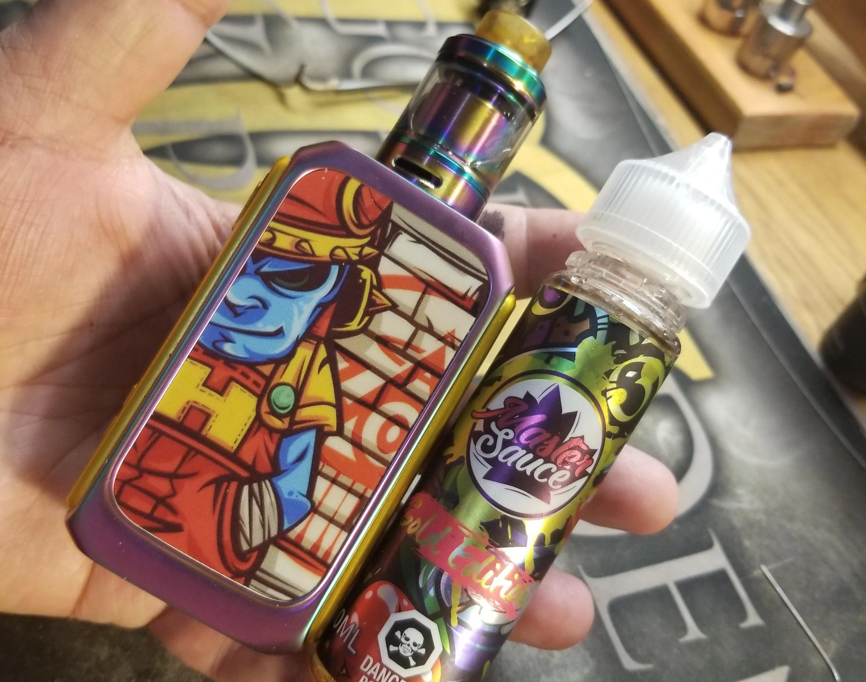 Colorful vaping
