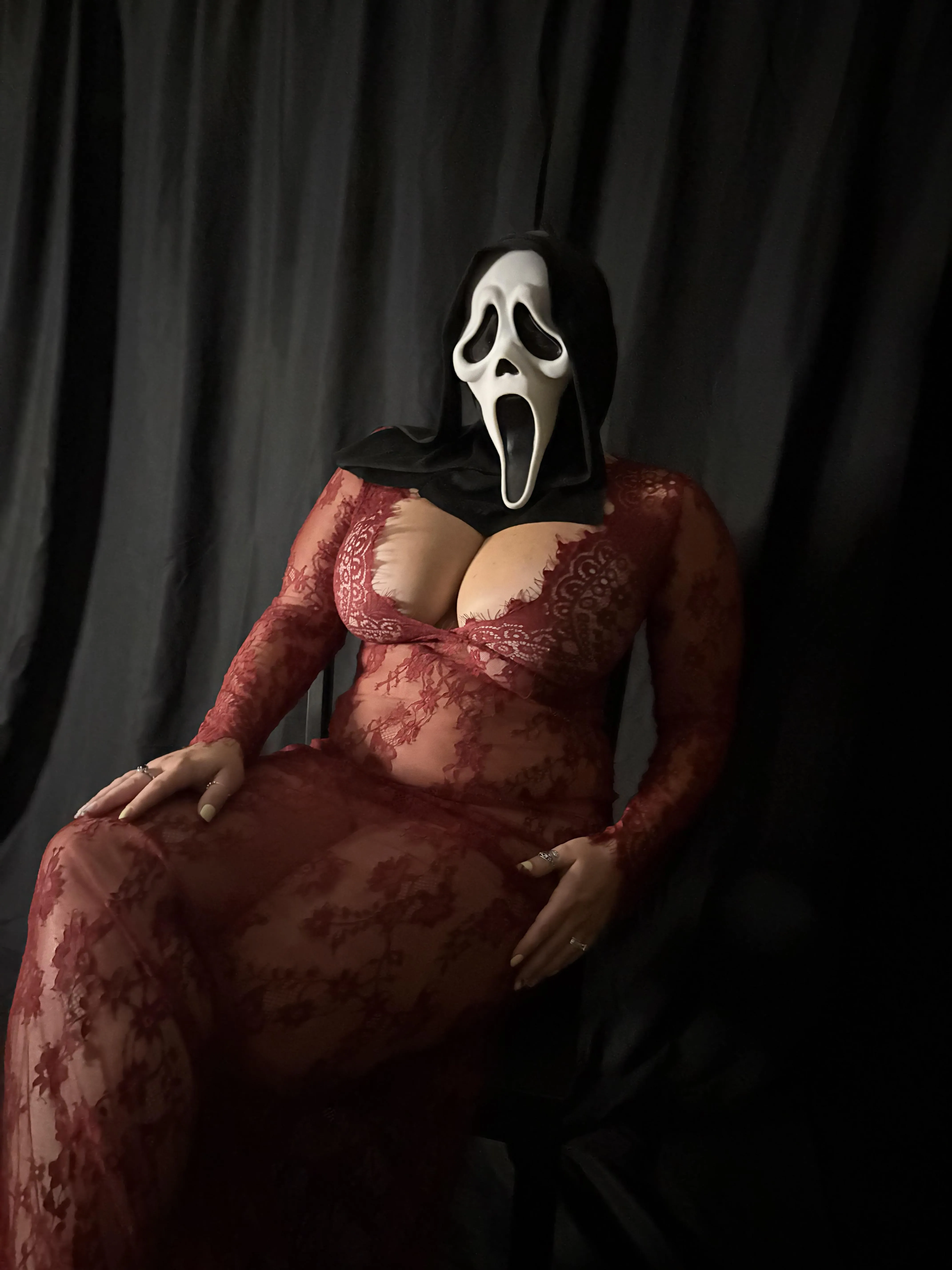 Did you expect Ghostface to be so busty?