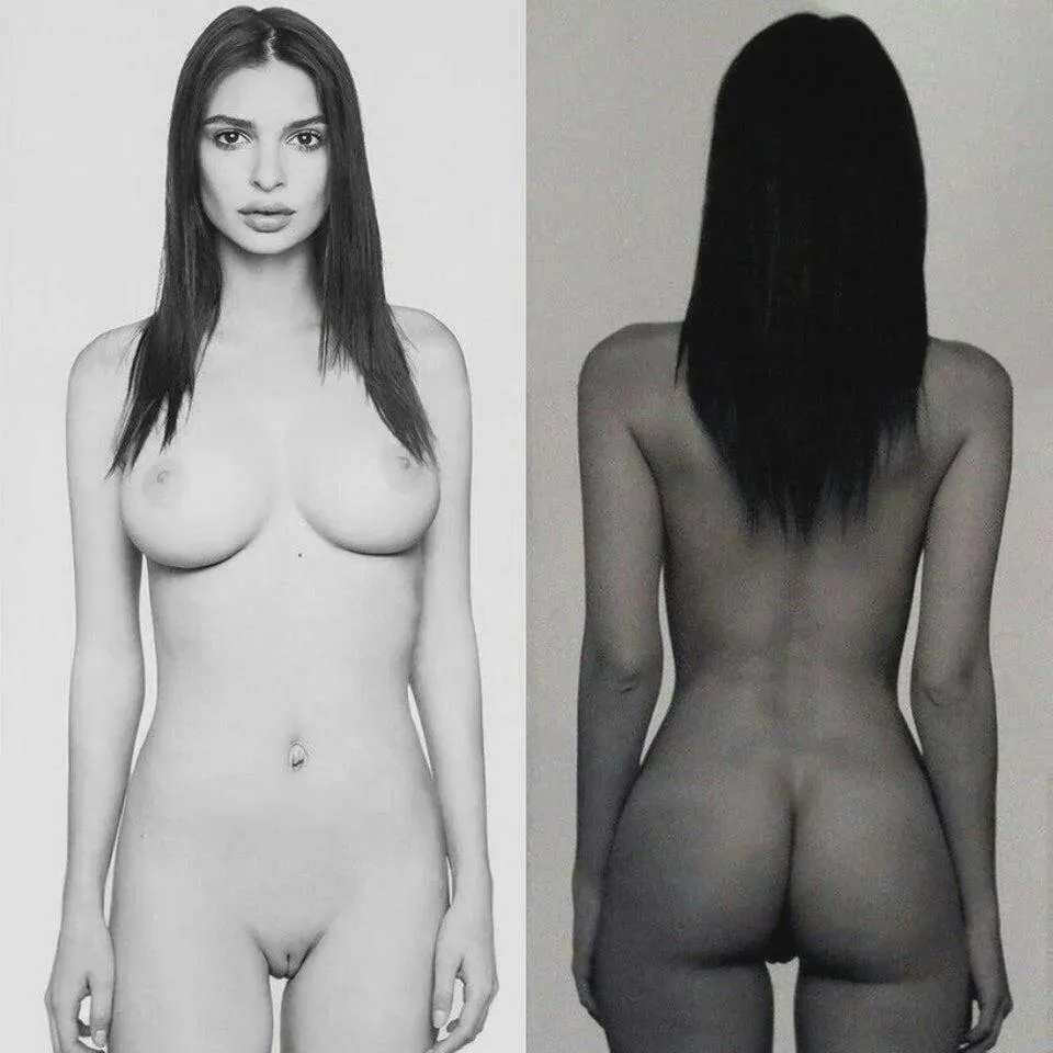 Emily Ratajkowski front and back
