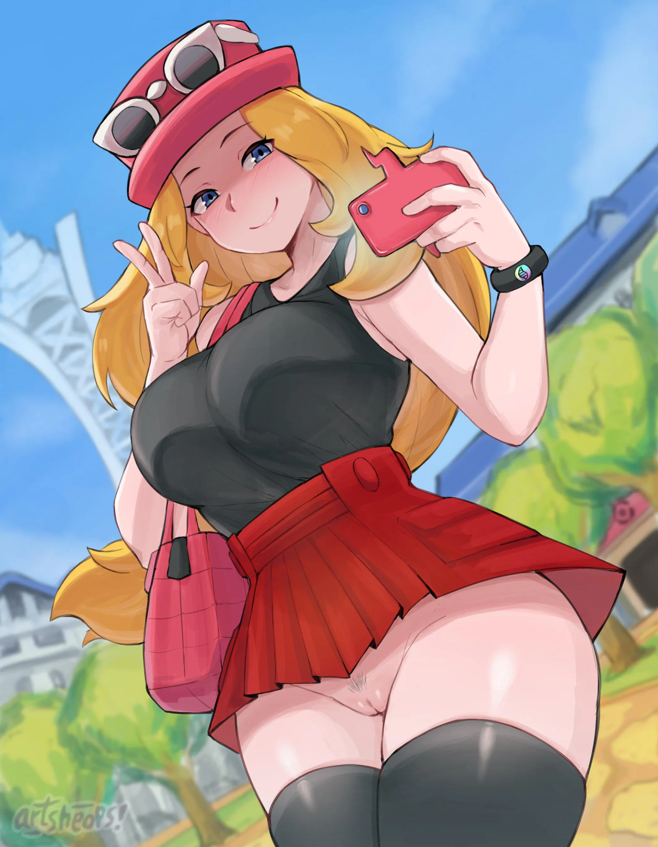 [F4FU] female trainer and her futa Pokémon~