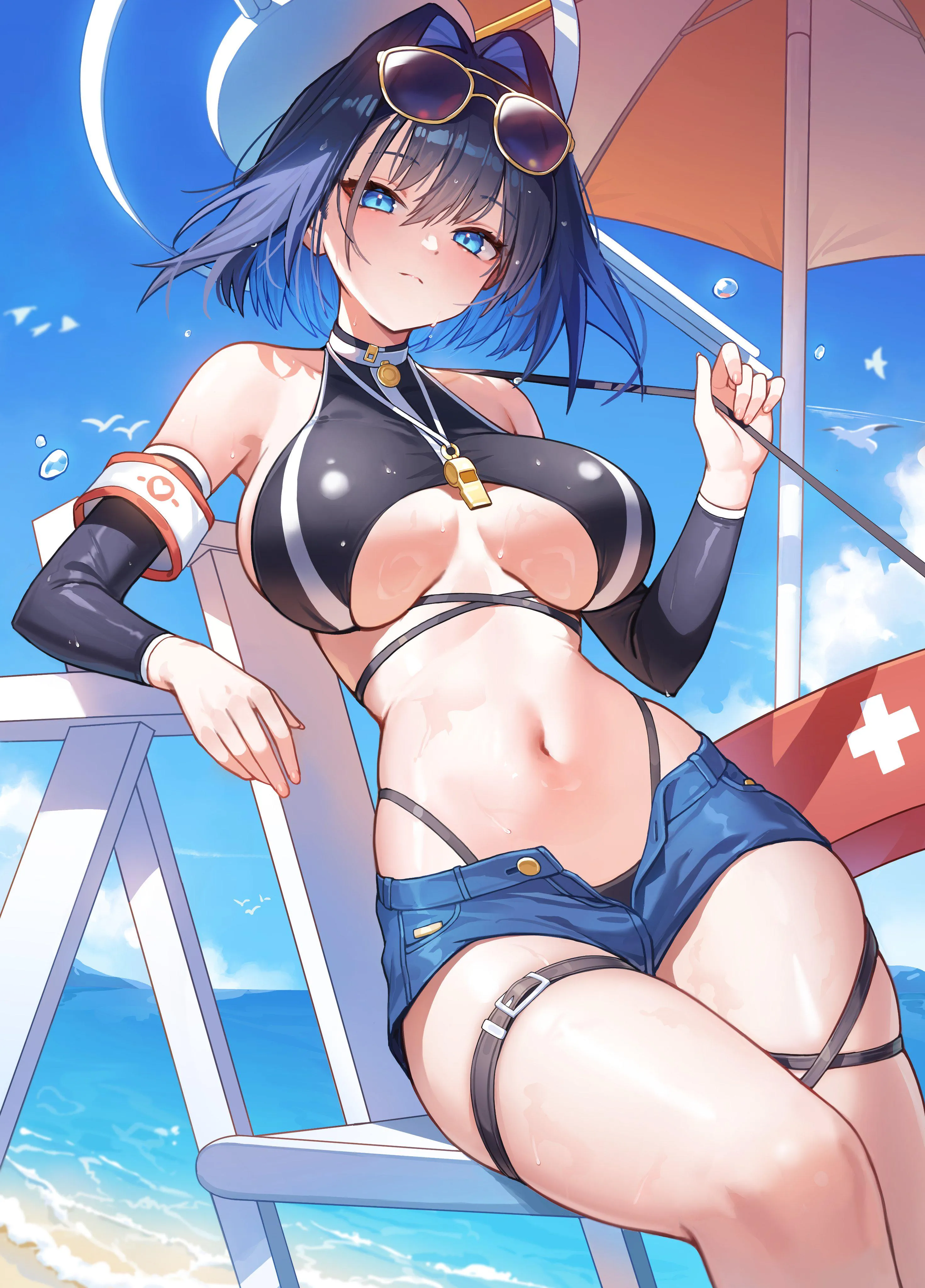 Hot lifeguard Kronii