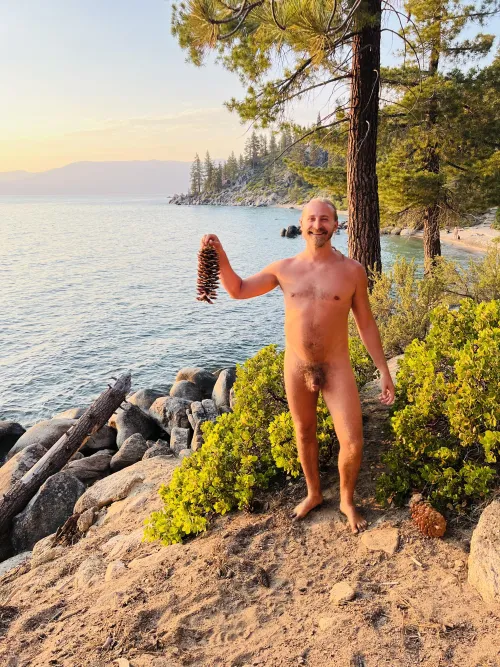 Hot summer days, cold dips, and golden sunsets🔆🌲💛