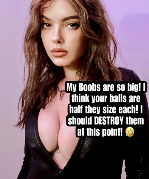 I think your balls are half they size [no imagefap] [oc]