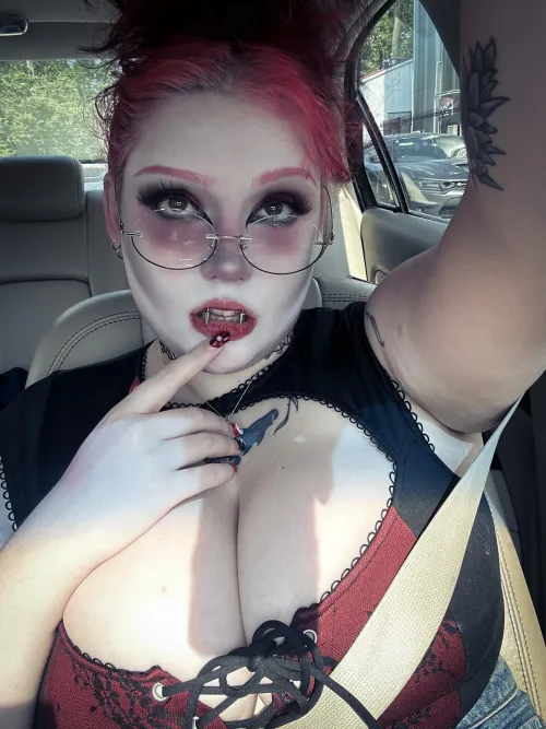 In my bathing suit on the way to the beach :)