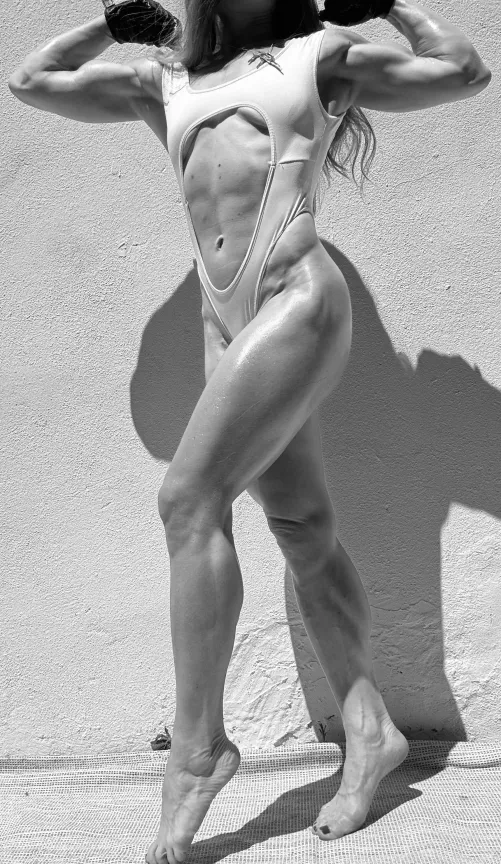 Look at Me. Start at My feet—strong, perfect, made to be kissed. Trace up My calves—tight, flexed.