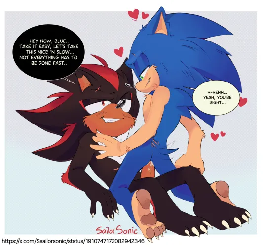 Sonic x Shadow Gay Porn [MM] (Ssailorsonic)