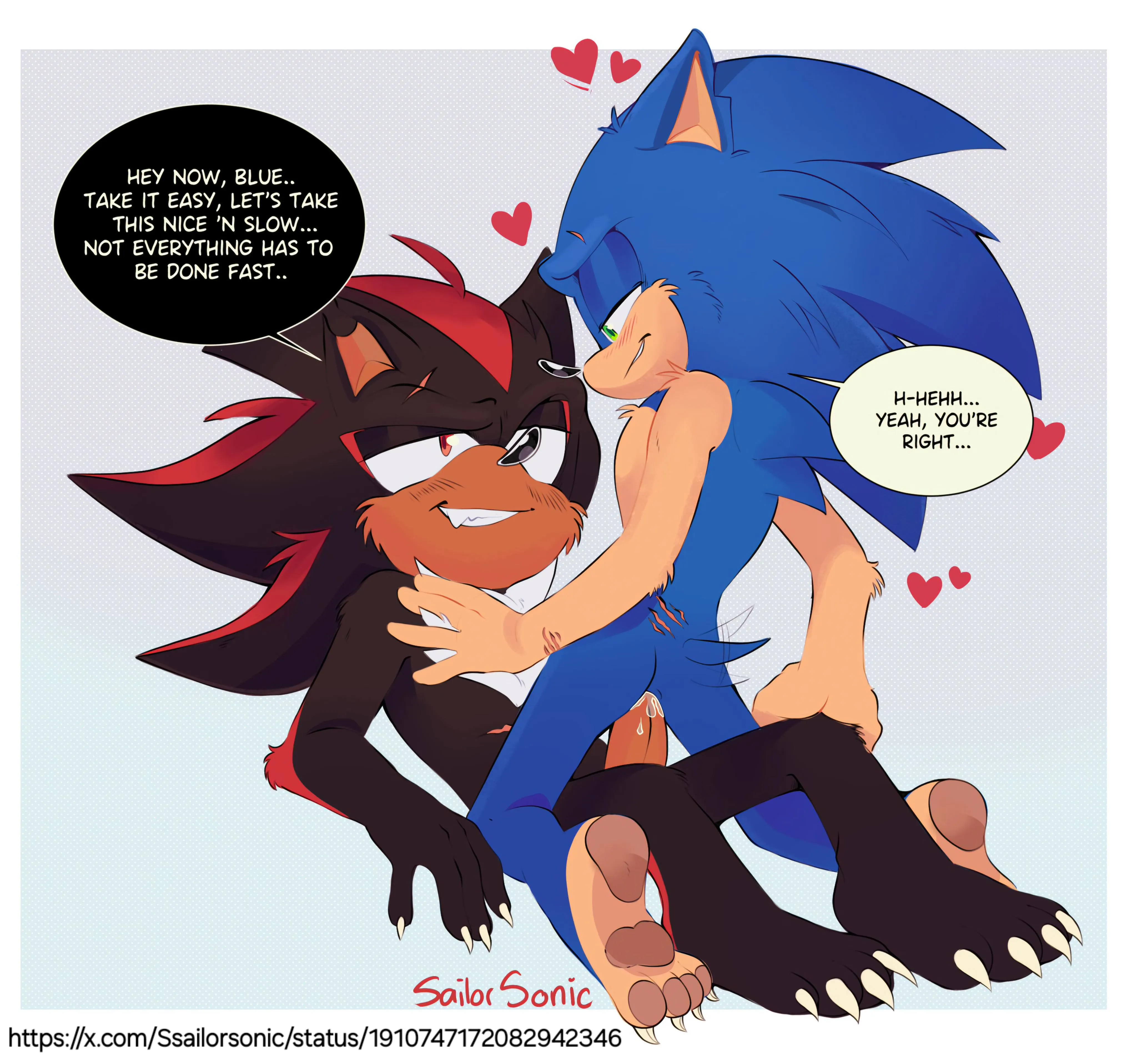 Sonic x Shadow Gay Porn [MM] (Ssailorsonic)