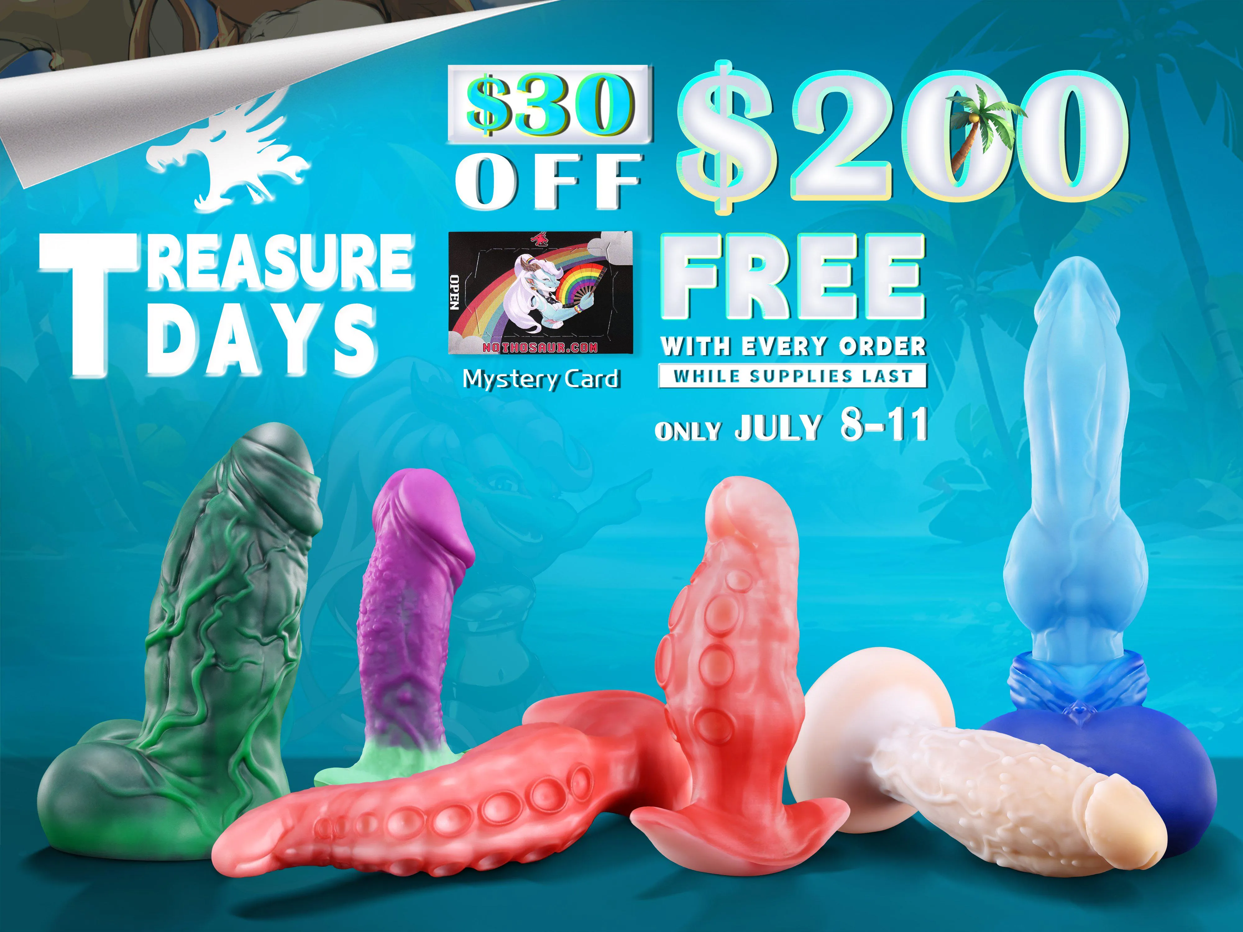 Treasure Days ✨ $30 off orders over $200