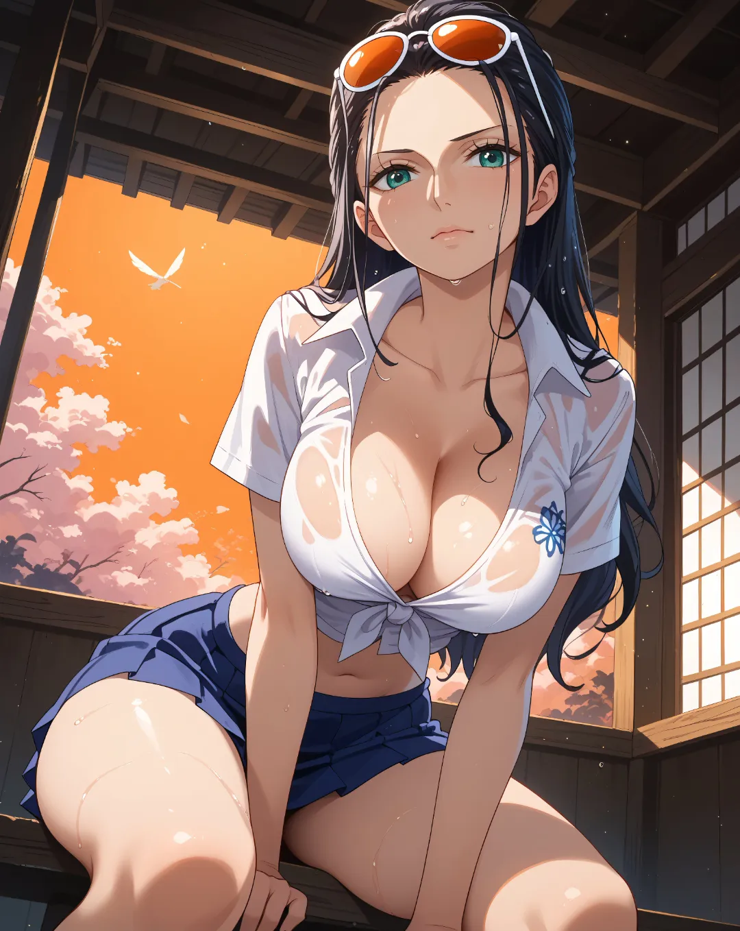 Wet (Nico Robin) (one piece)