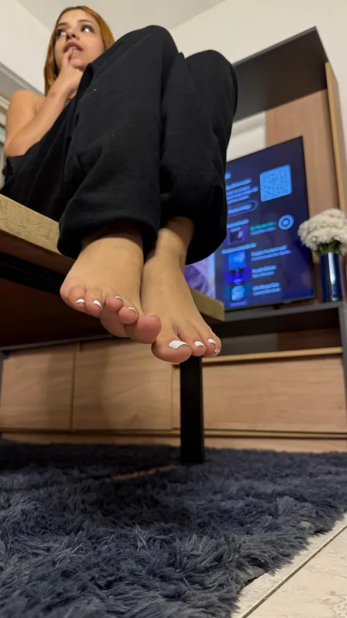 Your mouth belongs to my toes tonight. And trust me... they’re not gonna take it easy on you