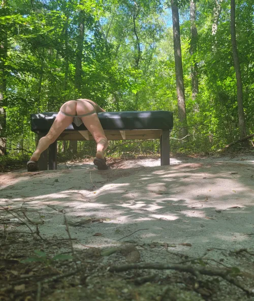 Camp weekend. Hit the trail last night and took 2 older hot dicks. Tonight ass available for those young campers